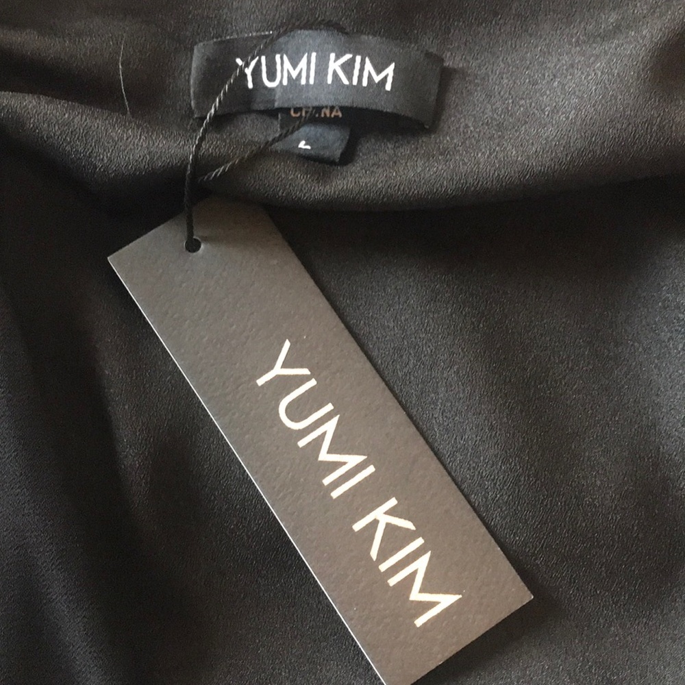 Yumi Kim Open Heart Midi Dress Black NWT 🖤 - Picture 5 of 5